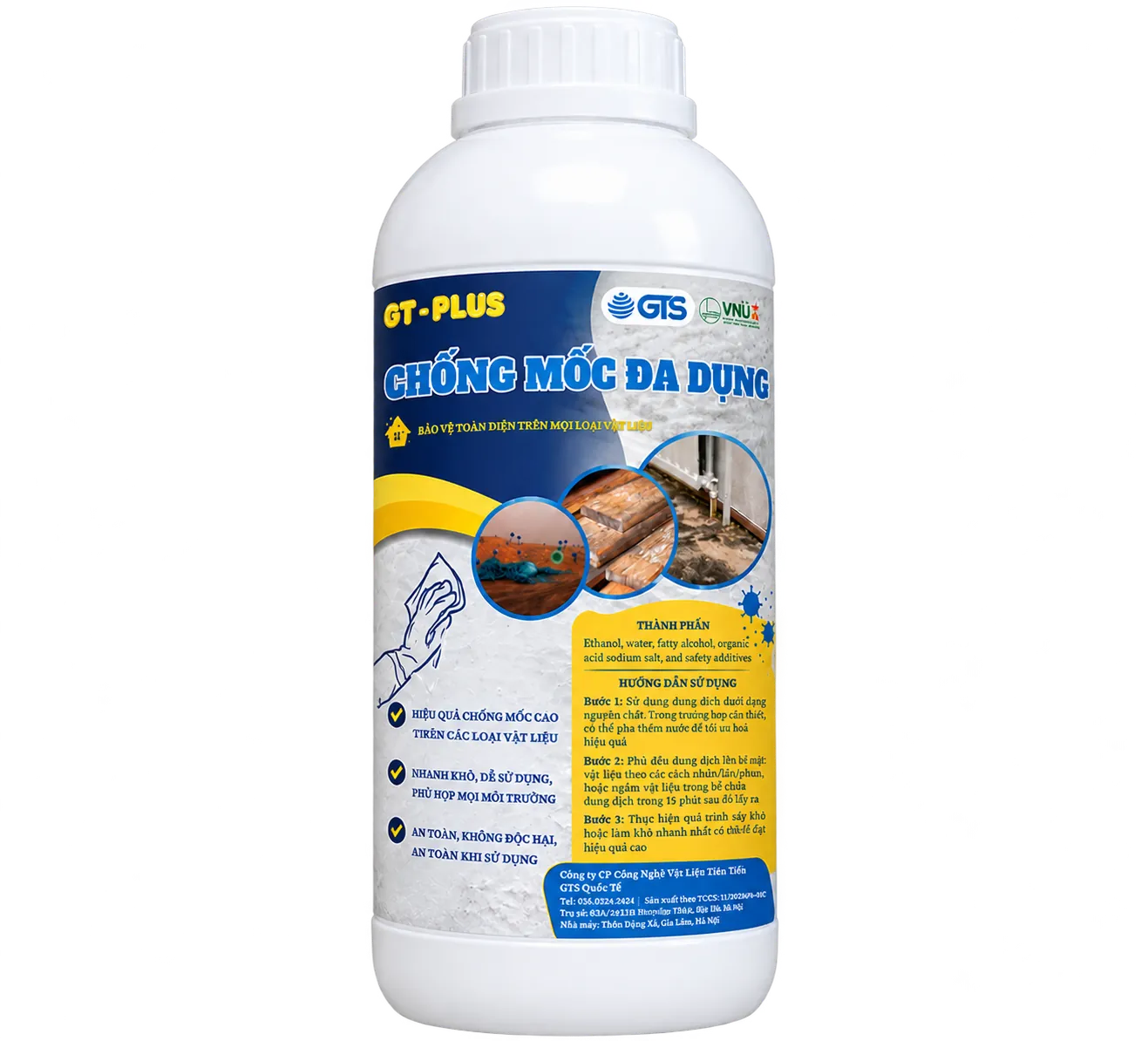 DUNG DỊCH CHỐNG MỐC ĐA DỤNG-GT PLUS